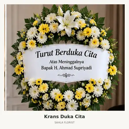 Krans Bunga Duka Serengan